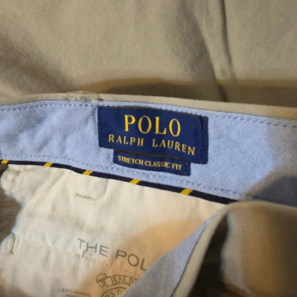 Polo Ralph Lauren Shorts Men 44 Tan Stretch Classic Fit 9 Inch Khaki Chino NWT
